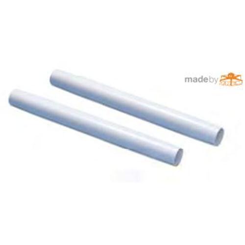 TUBO CONICO PER PIEDE TAVOLO LUNG 70CM BIANCO