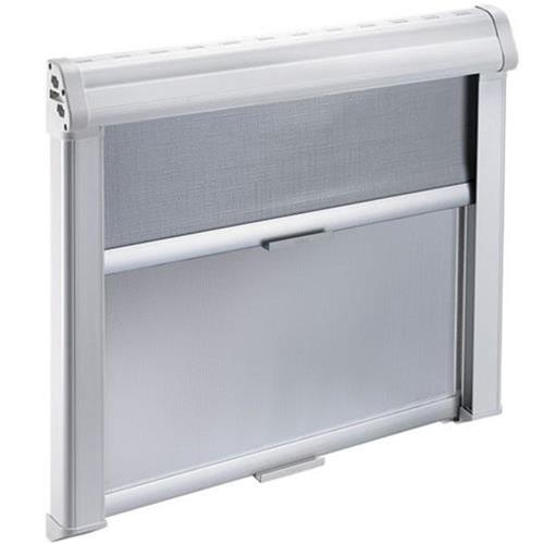 OSCURANTE ZANZARIERA A CASSETTA RASTROLLO 3000 PER FINESTRA FORO 600MM BIANCO