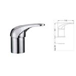 MISCELATORE MONOCOMANDO PER DOCCIA