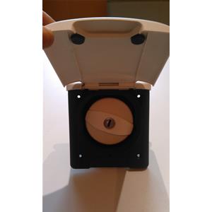 BOCCHETTONE CARICO ACQUA COMPLETO C/COPERCHIO BIANCO