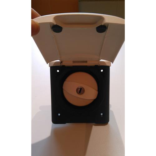 BOCCHETTONE CARICO ACQUA COMPLETO C/COPERCHIO BIANCO