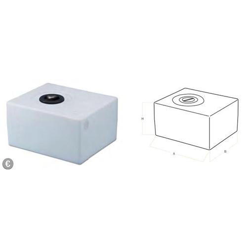 SERBATOIO BIANCO PER ACQUA 148LT 88X48X35 (AXBXH)