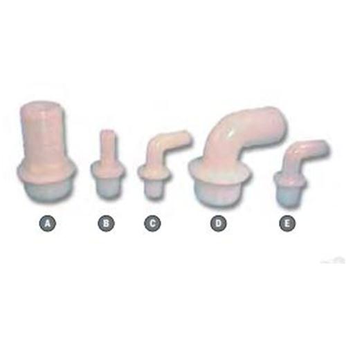 RACCORDO PORTAGOMMA 90° 35MM 1 1/4M "D"