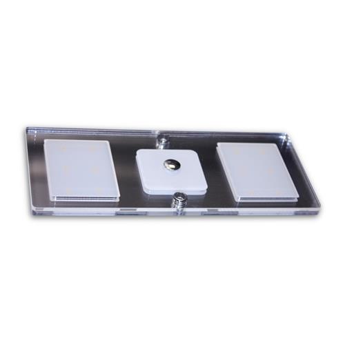 PLAFONIERA RETTANGOLARE LED 6.3W 4000K CON LUCE NOTTURNA