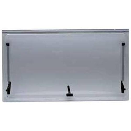 VETRO GRIGIO 1000X500H ORIGINALE PER FINESTRE SEITZ S3/S4/S5 PROFILO DI AGGANCIO SEGNATO