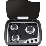 PIANO COTTURA A GAS CON 3 FUOCHI SERIE TOP LINE 169