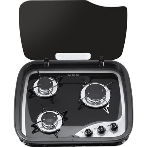 PIANO COTTURA A GAS CON 3 FUOCHI SERIE TOP LINE 169