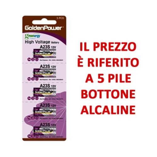 BATTERIA PILA ALCALINA A23 12V BLISTER 5 PZ
