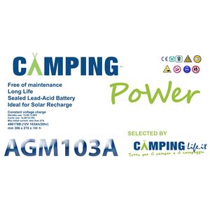 BATERÍA CAMPING-POWER AGM 103A