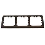 CORNICE A TRE MODULI NERO