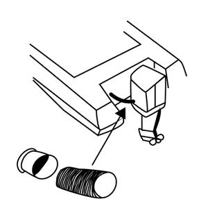 SISTEMA PROTEZIONE CAVI MOTORE 800MM