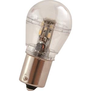 LAMPADA LED BA15S 1156 P21W 12V 16 LED SMD LUCE BIANCO NEUTRO