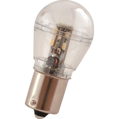 LAMPADA LED BA15S 1156 P21W 12V 16 LED SMD LUCE BIANCO NEUTRO