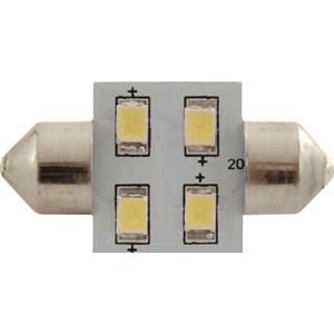 LAMPADA LED TIPO SILURO 9X31MM 0.6W 10-30V
