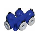 RACCORDO RAPIDO A 6 VIE 12MM