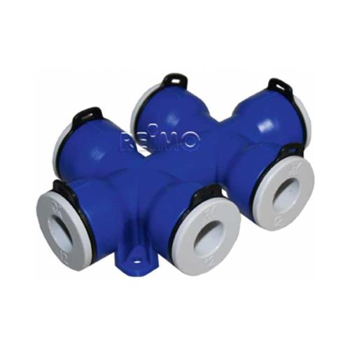 RACCORDO RAPIDO A 6 VIE 12MM