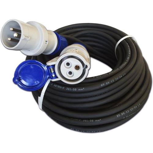 CAVO RETE 230V 15MT A NORMA CEE17 3 X 1,5MM IN VINILE