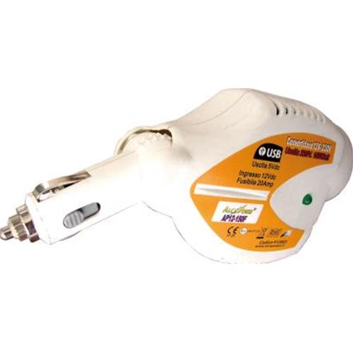 INVERTER ONDA QUADRA MODIFICATA 12V/230V 150W ALCAPOWER CON USB ORIENTABILE