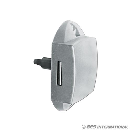 PUSH-LOCK UNILATERALE NICHEL SATINATO