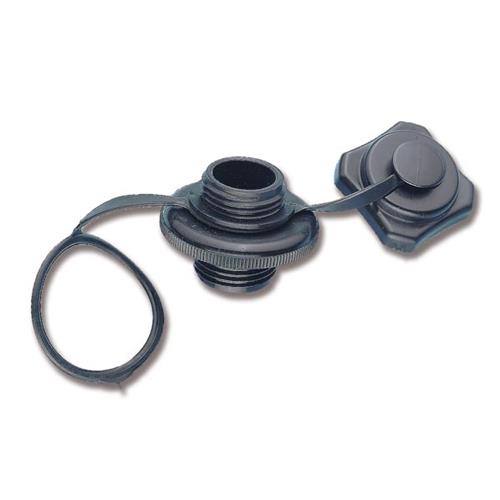 TAPPO E VALVOLA DI RICAMBIO PER GOMMONI PVC Ø24X15MM