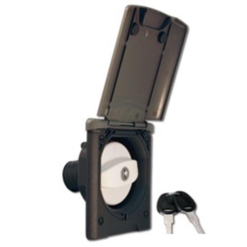 BOCCHETTONE CARICO ACQUA COMPLETO C/COPERCHIO GRIGIO SCURO