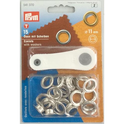 OCCHIELLI INOX Ø11MM BLISTER 15PZ