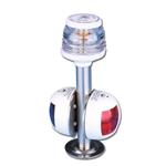 FANALE 12V “POLE 360°” A 360°20MT CORONAMENTO BIANCO + ORSA MINORE ROSSO E VERDE