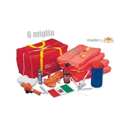 SACCA COMPLETA DOTAZIONI OBBLIGATORIE ENTRO 6 MIGLIA