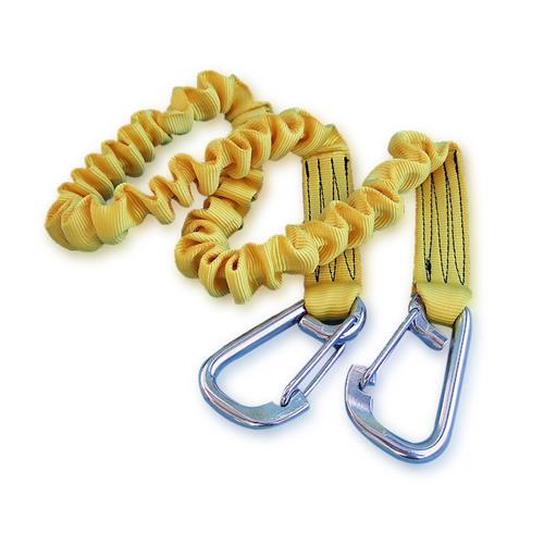 CINGHIA DI SICUREZZA ELASTICA MT.1,9 CON 2 MOSCHETTONI