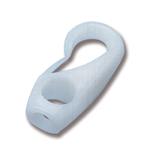 GANCIO NYLON A MOSCHETTONE BIANCO Ø MM.6