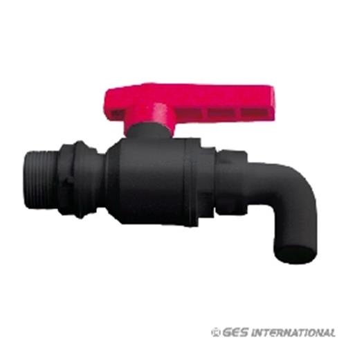 RUBINETTO A SFERA 90° 30MM 1"1/4 BIANCO