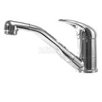 MISCELATORE MONOCOMANDO ROMA COLLO CURVO CON INTERRUTTORE