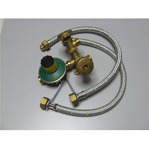 REGOLATORE SCAMBIATORE GAS 30MB MANUALE PER DUE BOMBOLE CON FLESSIBILI