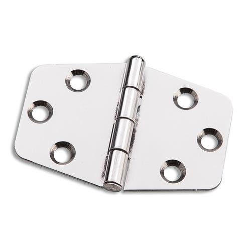 CERNIERA INOX CON GRADINO 38X65MM