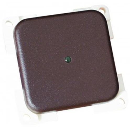 INTERRUTTORE UNIPOLARE C/LED CENTRALE MARRONE MC12P/M