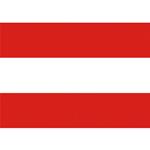 BANDIERA IN POLIESTERE 30X45CM AUSTRIA