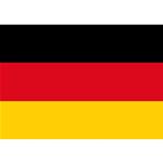 BANDIERA IN POLIESTERE 20X30CM GERMANIA