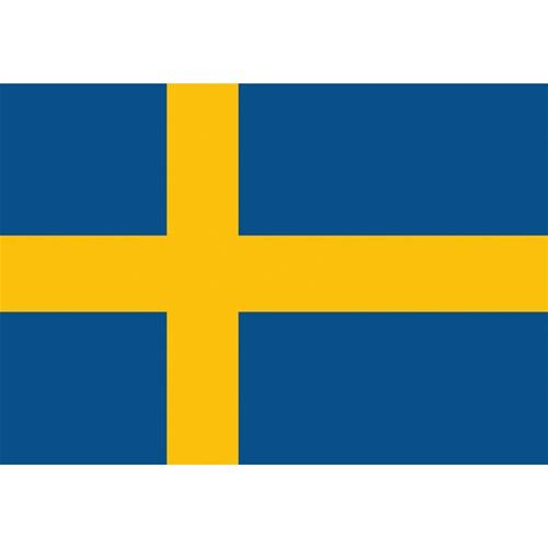 BANDIERA IN POLIESTERE 30X45CM SVEZIA