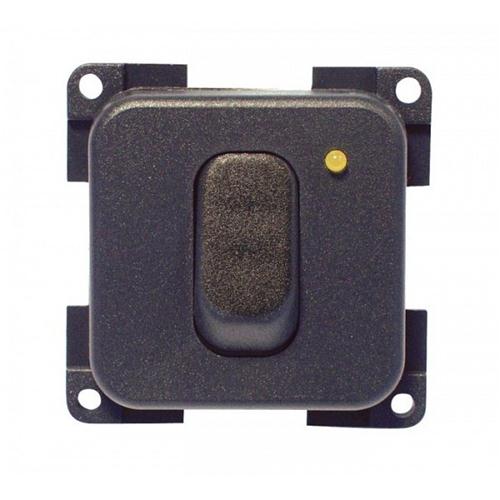 INTERRUTTORE UNIPOLARE PICCOLO C/LED MARRONE MC12N/M