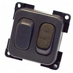 INTERRUTTORE DOPPIO UNIPOLARE TASTI PICCOLI GRIGIO MCD2N/G