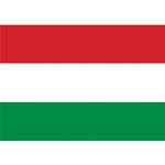 BANDIERA IN POLIESTERE 30X45CM UNGHERIA