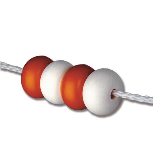 GALLEGGIANTE DELIMITAZIONE CORSIE BIANCO Ø75MM