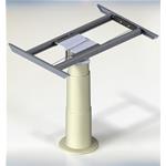 GAMBA PER TAVOLO TELESCOPICA CON TRASLATORE 4 DIR.+ ROT. COSMO 2 715/335MM