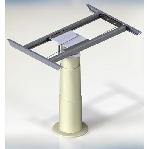 GAMBA PER TAVOLO TELESCOPICA CON TRASLATORE 4 DIR. COSMO 2 715/335MM