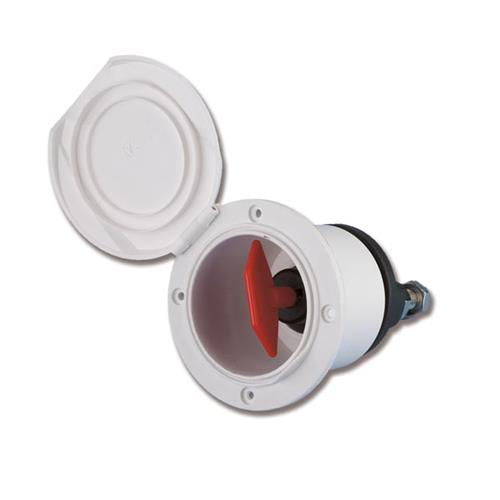 STACCA BATTERIA A CHIAVE CON CONTENITORE 180A RAL9010