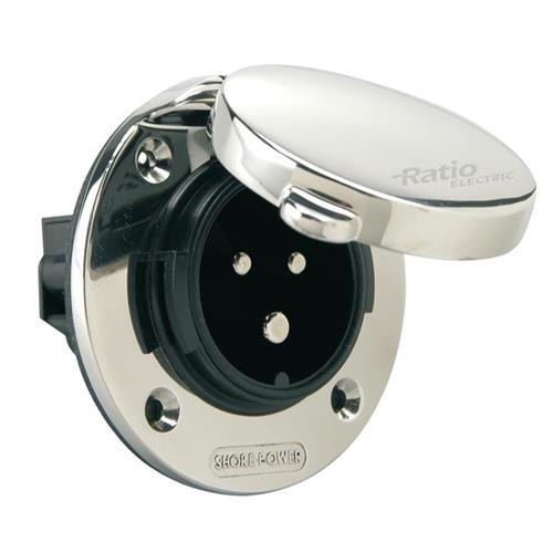 SPINA DA INCASSO INOX 32A 230V