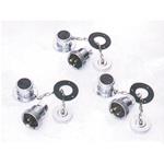 SPINA STAGNA QUADRIPOLARE CON PRESA MOD.GRANDE