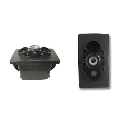 INTERRUTTORE  A BASCULA SENZA TASTO (ON)/OFF/(ON) CON 1 LED CONTURA II E III