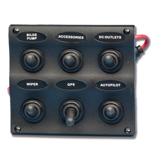 PANNELLO DI COMANDO 6 INTERRUTTORI BOAT