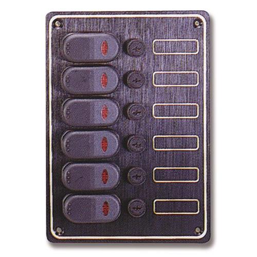 PANNELLO DI COMANDO 6 INTERRUTTORI CON LED